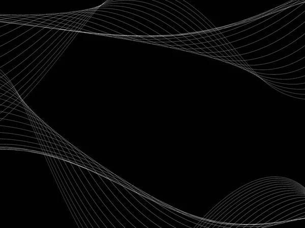 Bir parlayan ile koyu arka plan soyut dalgalar