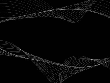 Bir parlayan ile koyu arka plan soyut dalgalar