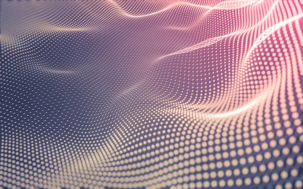 Çokgen alanı düşük Poli koyu arka plan, 3d render