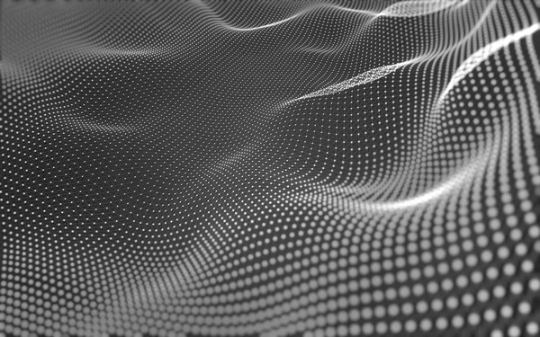 Çokgen alanı düşük Poli koyu arka plan, 3d render