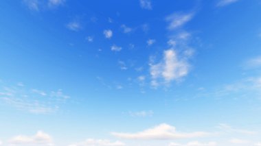 Bulutlu gökyüzü mavi arka plan, 3d çizim