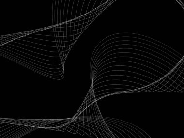 Bir parlayan ile koyu arka plan soyut dalgalar