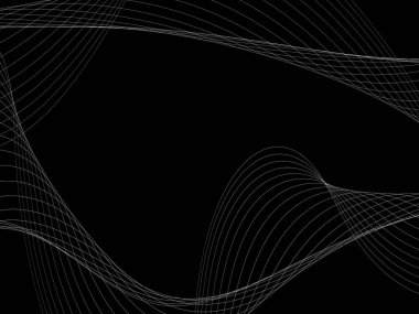 Bir parlayan ile koyu arka plan soyut dalgalar