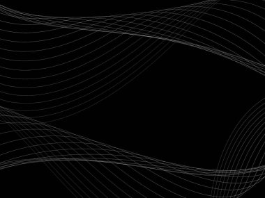 Bir parlayan ile koyu arka plan soyut dalgalar