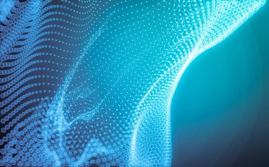 Çokgen alanı düşük Poli koyu arka plan, 3d render