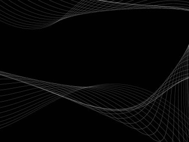 Bir parlayan ile koyu arka plan soyut dalgalar