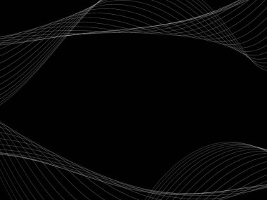 Bir parlayan ile koyu arka plan soyut dalgalar