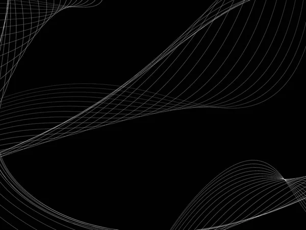 Bir parlayan ile koyu arka plan soyut dalgalar