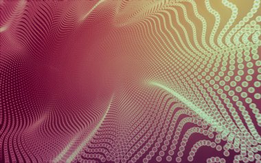 Çokgen alanı düşük Poli koyu arka plan, 3d render