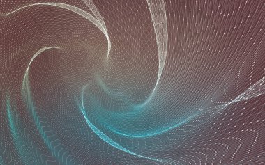 Çokgen alanı düşük Poli koyu arka plan, 3d render