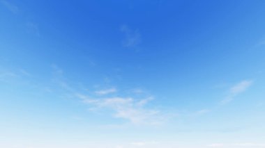 Bulutlu gökyüzü mavi arka plan, 3d çizim