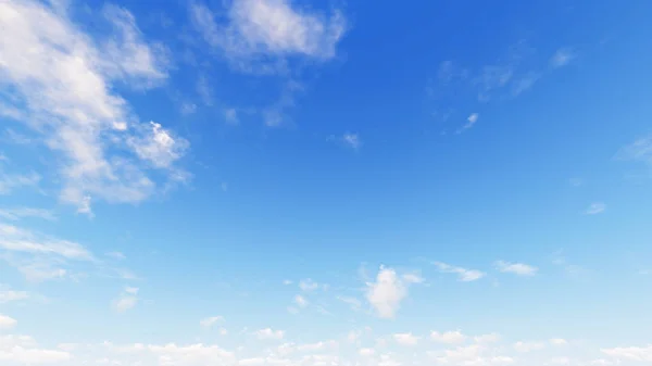 Bewolkt blauwe hemel abstracte achtergrond, 3d illustratie — Stockfoto