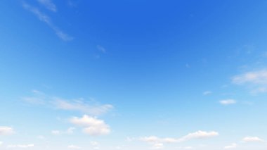 Bulutlu gökyüzü mavi arka plan, 3d çizim