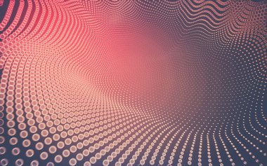 Noktaları ve çizgileri birleştiren soyut çokgen uzay düşük polyester arka plan. Bağlantı yapısı. 3d oluşturma