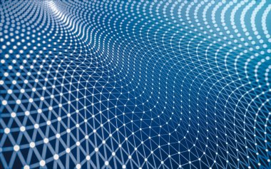 Çokgen alanı düşük Poli koyu arka plan, 3d render