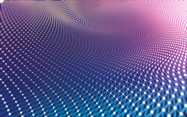 Çokgen alanı düşük Poli koyu arka plan, 3d render