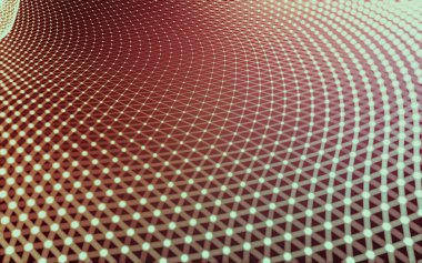 Çokgen alanı düşük Poli koyu arka plan, 3d render