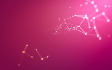 Çokgen alanı düşük Poli koyu arka plan, 3d render