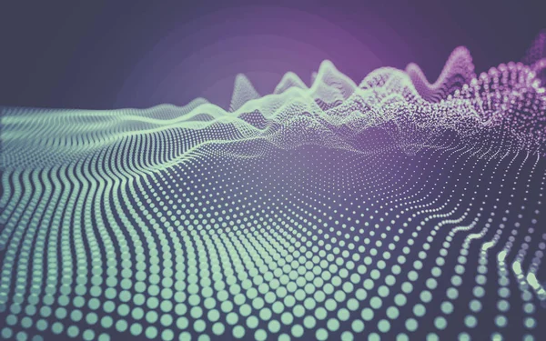 Çokgen alanı düşük Poli koyu arka plan, 3d render