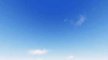 Bulutlu gökyüzü mavi arka plan, 3d çizim