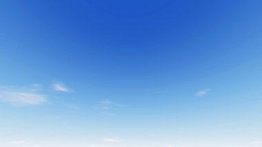 Bulutlu gökyüzü mavi arka plan, 3d çizim