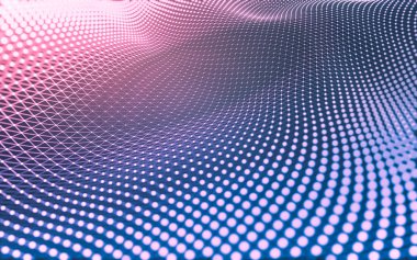 Çokgen alanı düşük Poli koyu arka plan, 3d render