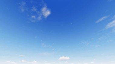 Bulutlu gökyüzü mavi arka plan, 3d çizim