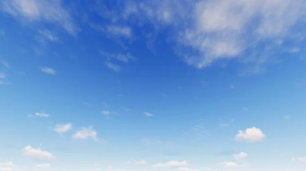 多云的蓝色天空抽象背景，3d 图 — 图库照片