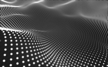 Soyut arka plan. Çokgen şekilli moleküller teknolojisi,