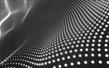 Soyut arka plan. Çokgen şekilli moleküller teknolojisi,