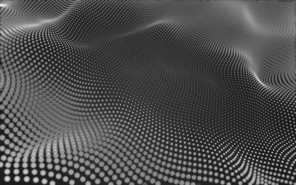 Fondo abstracto. Tecnología de moléculas con formas poligonales , —  Fotos de Stock