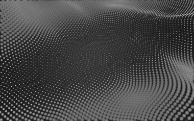 Soyut arka plan. Çokgen şekilli moleküller teknolojisi,