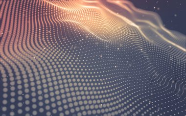 Soyut arka plan. Çokgen şekilli moleküller teknolojisi,