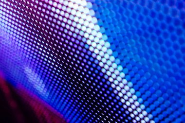 Closeup Led bulanık ekran. Led yumuşak odak arka plan. Soyut 