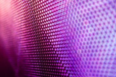 Closeup Led bulanık ekran. Led yumuşak odak arka plan. Soyut 