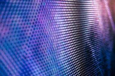 Closeup Led bulanık ekran. Led yumuşak odak arka plan. Soyut 