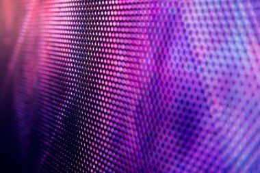 Closeup Led bulanık ekran. Led yumuşak odak arka plan. Soyut 