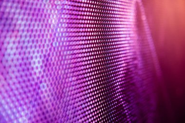 Closeup Led bulanık ekran. Led yumuşak odak arka plan. Soyut 