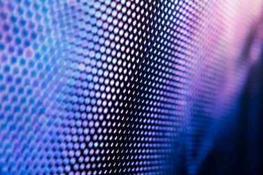 Closeup Led bulanık ekran. Led yumuşak odak arka plan. Soyut 