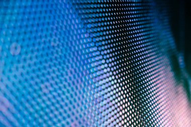 Closeup Led bulanık ekran. Led yumuşak odak arka plan. Soyut 