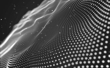 Soyut arka plan. Çokgen şekilli moleküller teknolojisi,