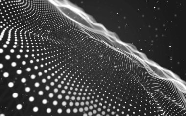 Soyut arka plan. Çokgen şekilli moleküller teknolojisi,