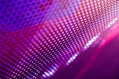 Closeup Led bulanık ekran. Led yumuşak odak arka plan. Soyut 