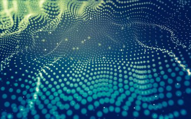 Soyut arka plan. Çokgen şekilli moleküller teknolojisi,