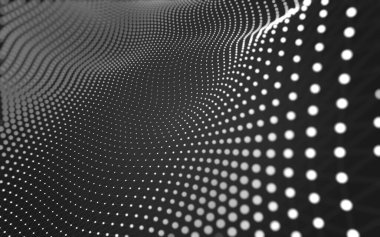 Soyut arka plan. Çokgen şekilli moleküller teknolojisi,