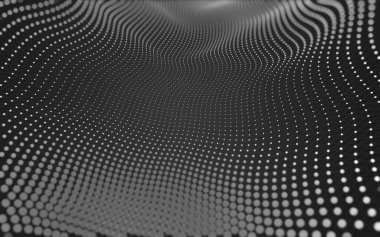 Soyut arka plan. Çokgen şekilli moleküller teknolojisi,