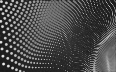 Soyut arka plan. Çokgen şekilli moleküller teknolojisi,