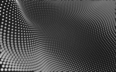 Soyut arka plan. Çokgen şekilli moleküller teknolojisi,