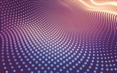 Soyut arka plan. Çokgen şekilli moleküller teknolojisi,