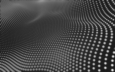 Soyut arka plan. Çokgen şekilli moleküller teknolojisi,